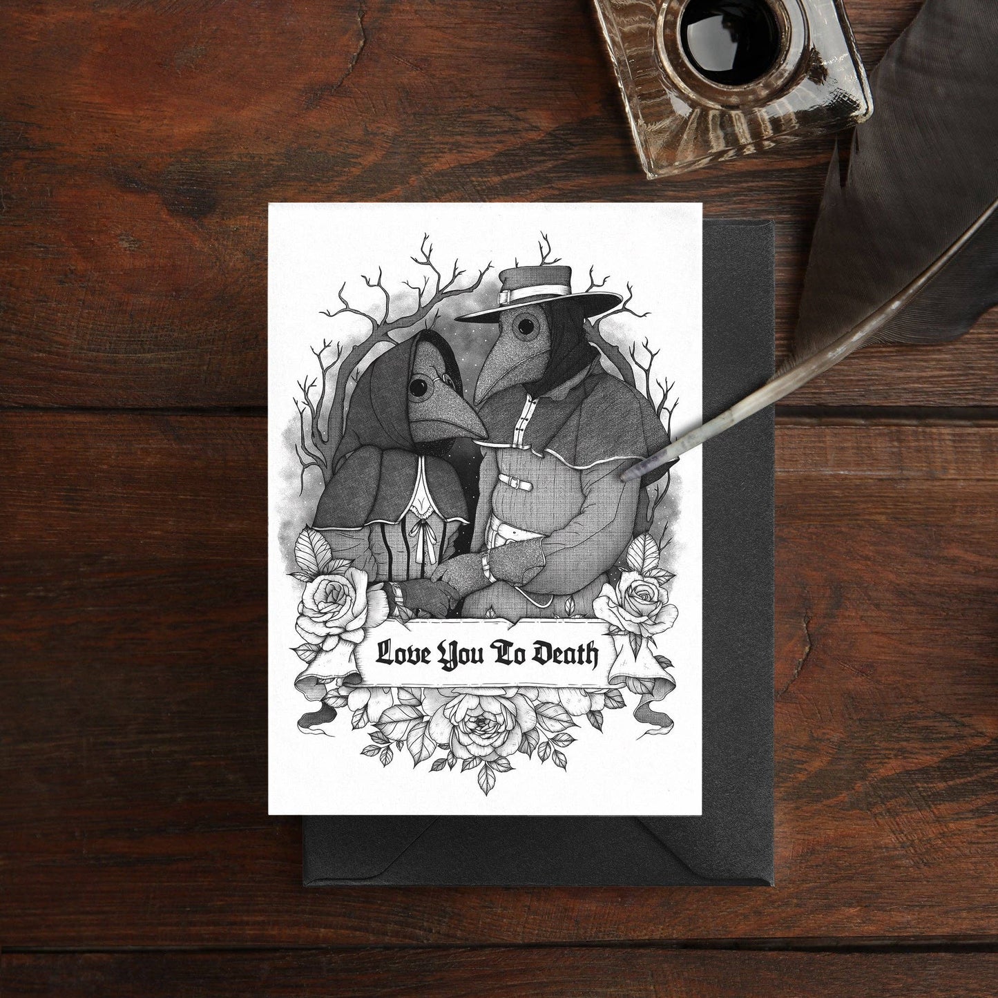 Love You To Death Greeting Card