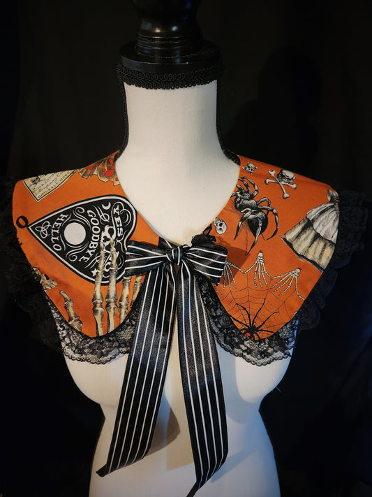 Orange Halloween Bold Ruffle Collar