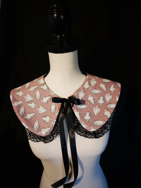 Pink Ghost Ruffle Collar
