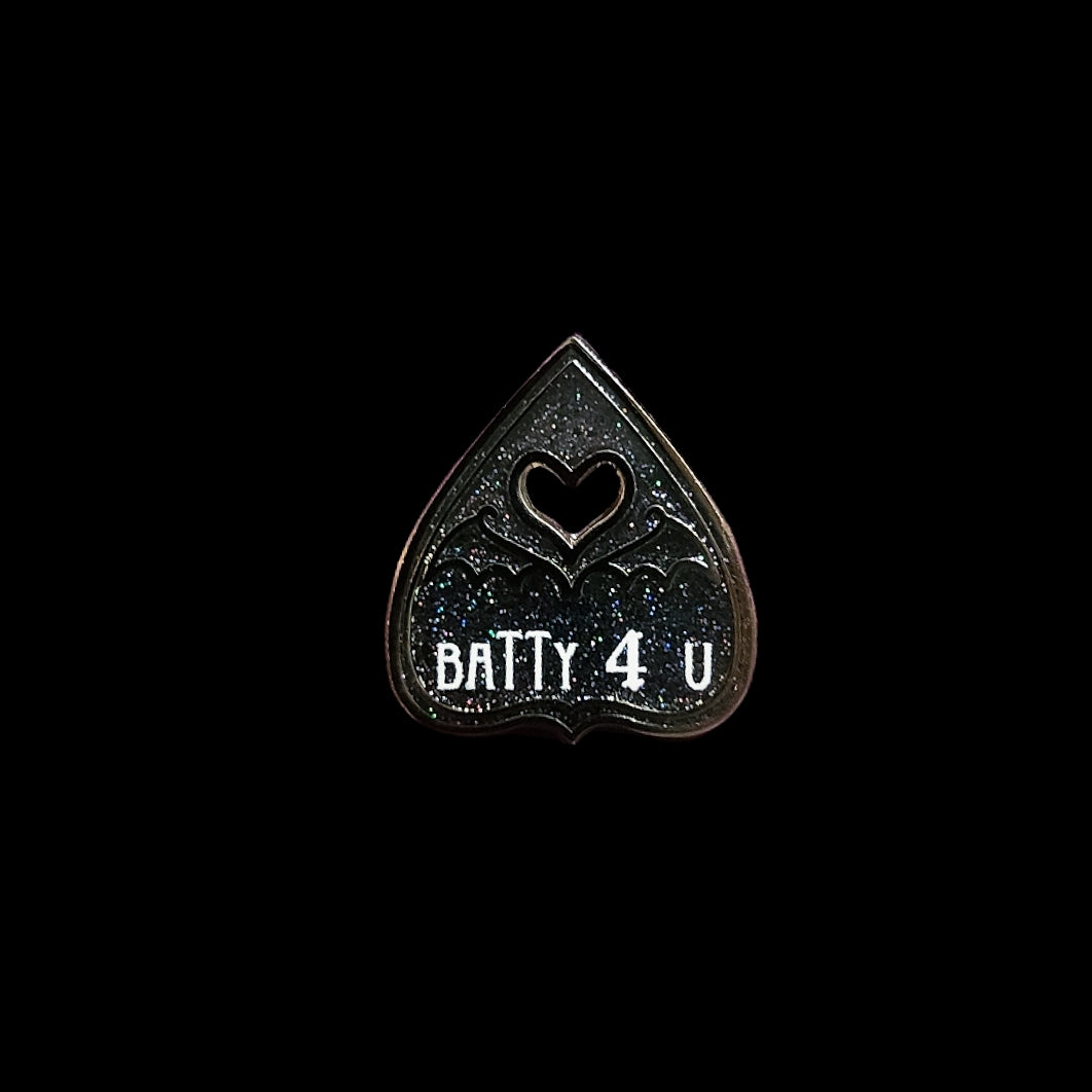 Batty 4 You Enamel Pin