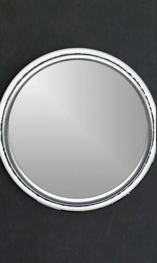 Floral Pentacle Pocket Mirror