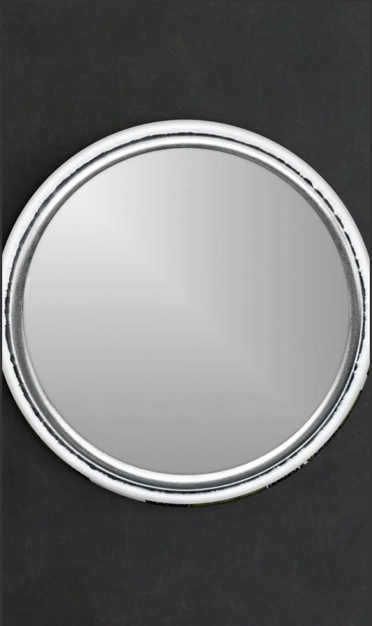 Skeleton and Sparrow Pocket Mirror