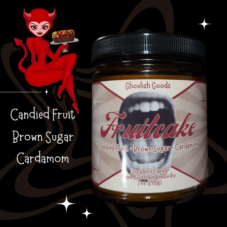 Fruitcake Candle