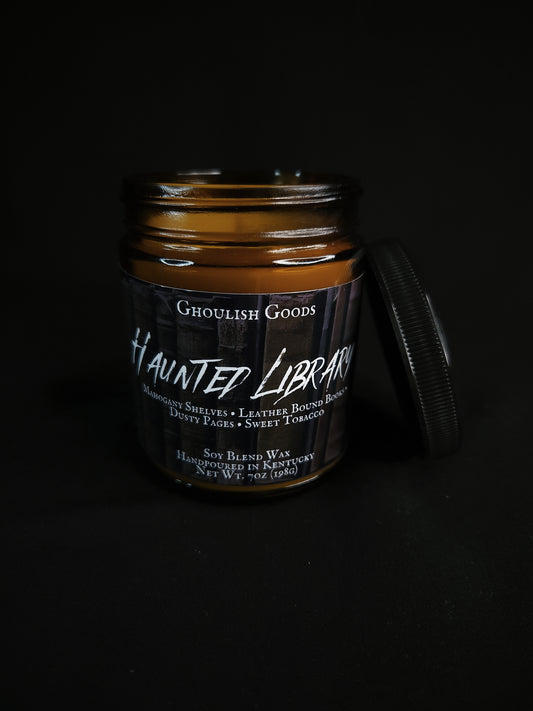 Haunted Library Candle