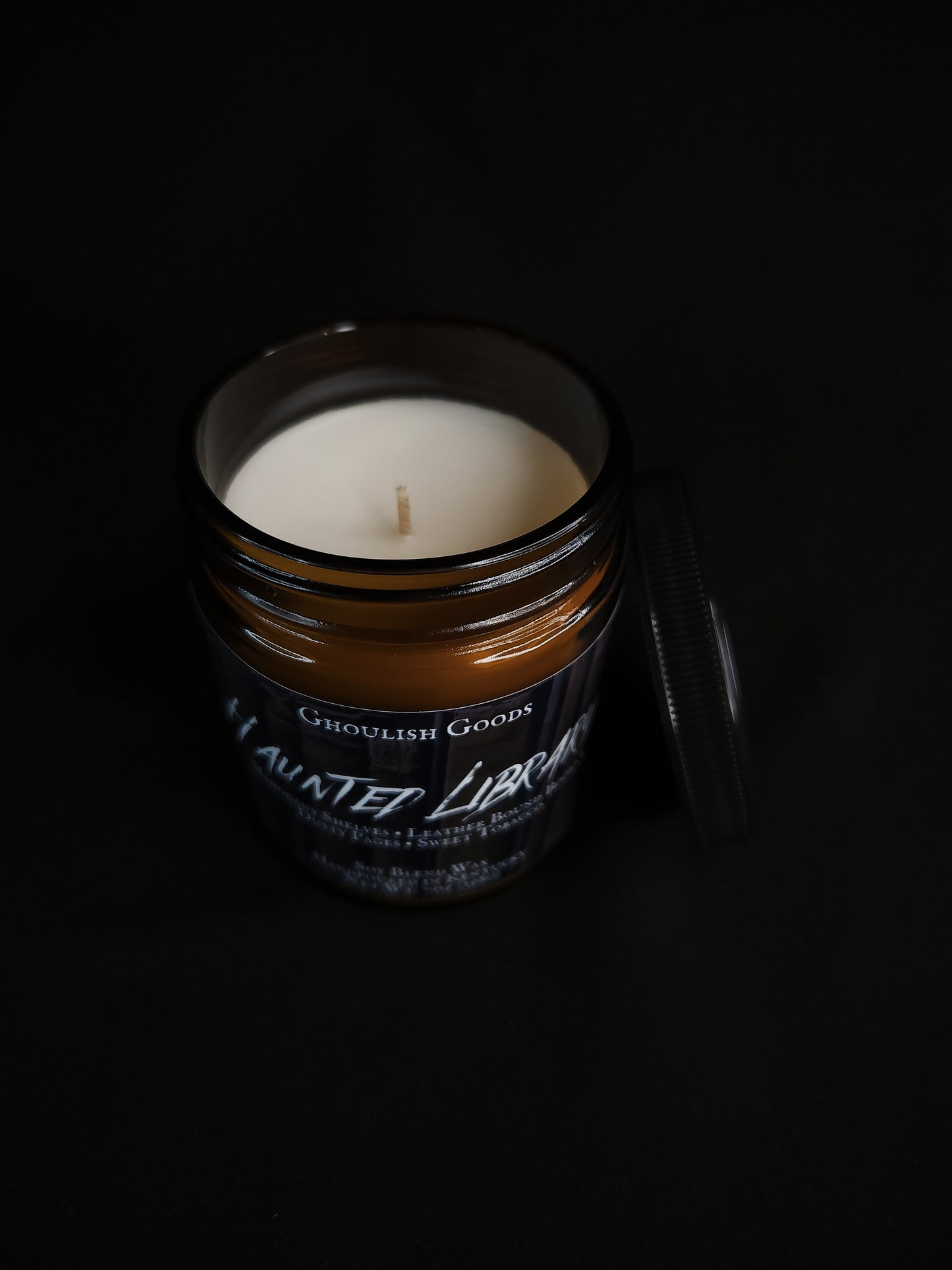 Haunted Library Candle