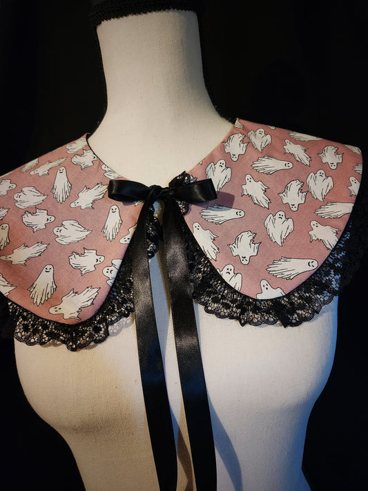 Pink Ghost Ruffle Collar