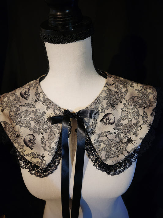 Vintage Spider Ruffle Collar