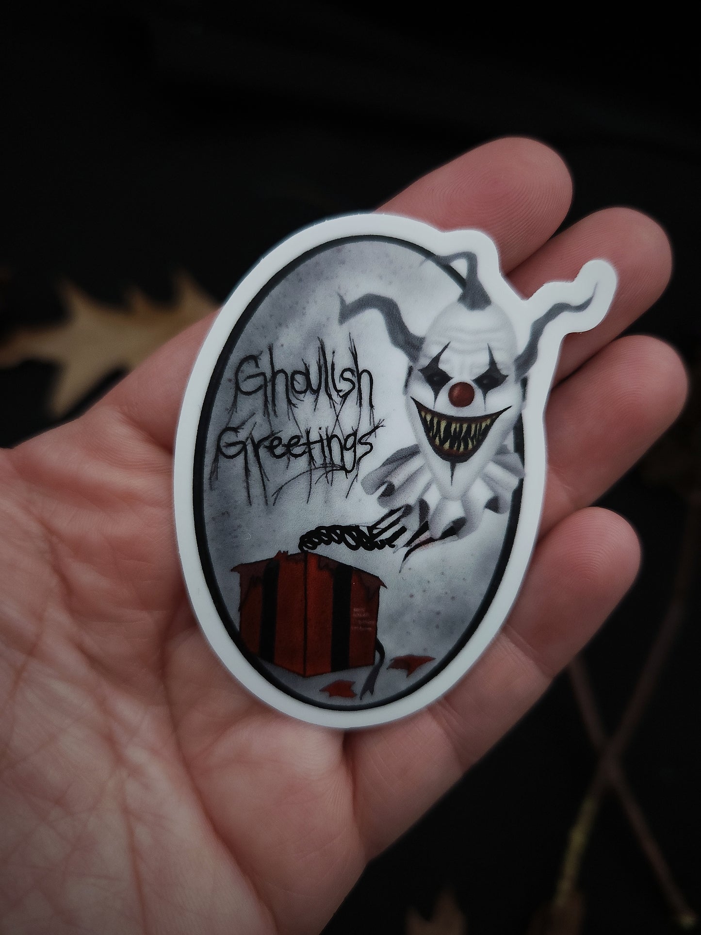 Ghoulish Greetings Sticker