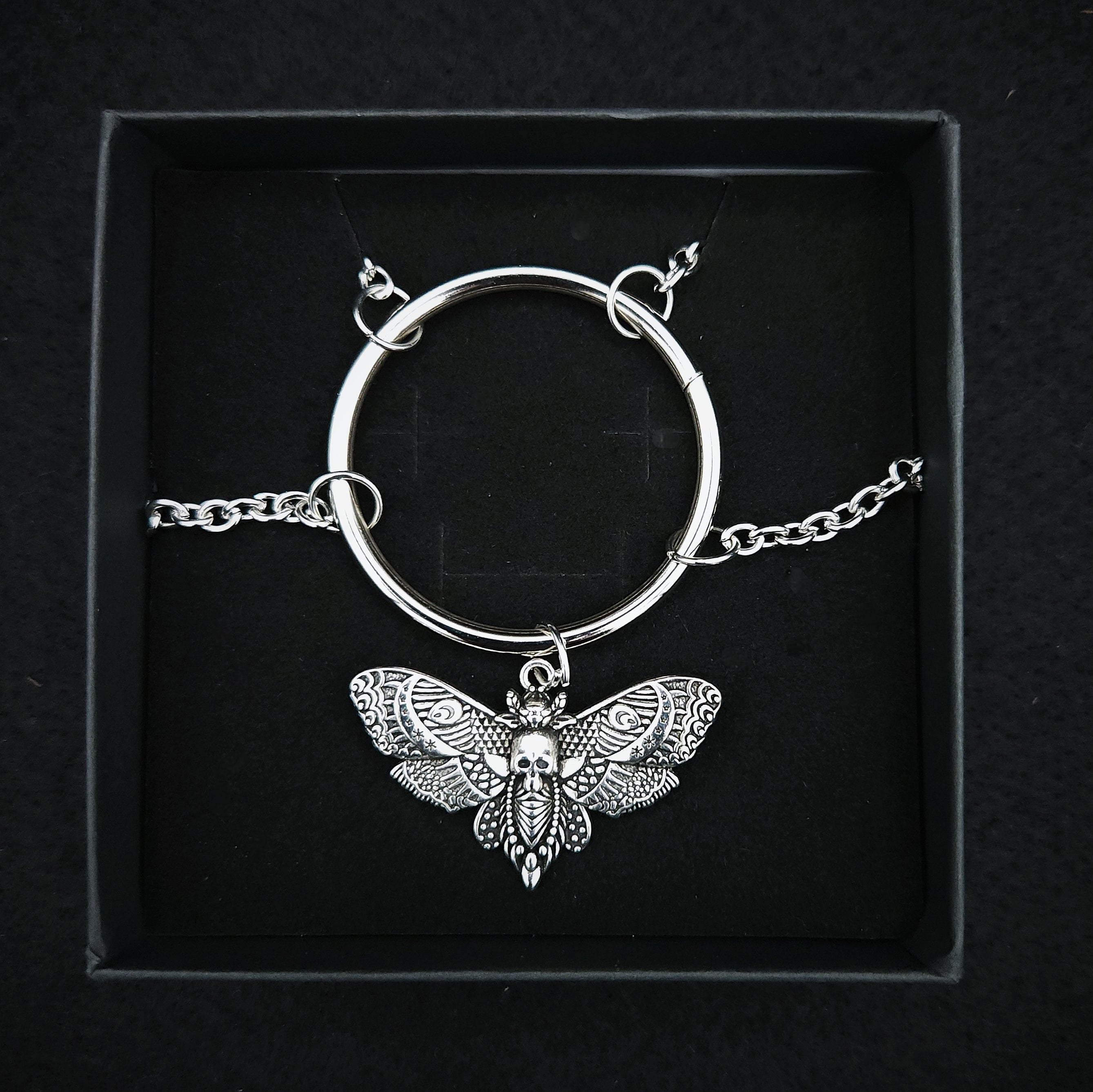 Moth Chain Moth Draped Chain Necklace – Ghoulish Goods