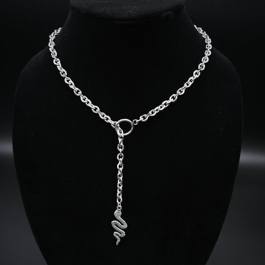 Serpent Toggle Chain Necklace
