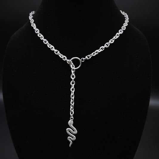 Serpent Toggle Chain Necklace
