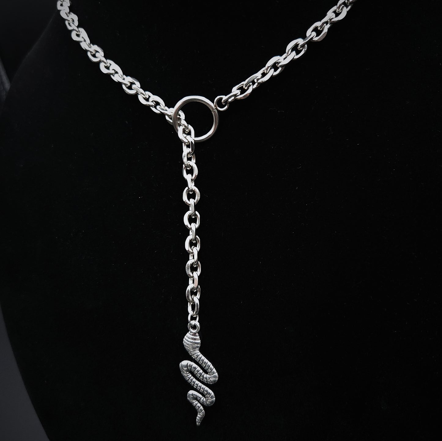 Serpent Toggle Chain Necklace