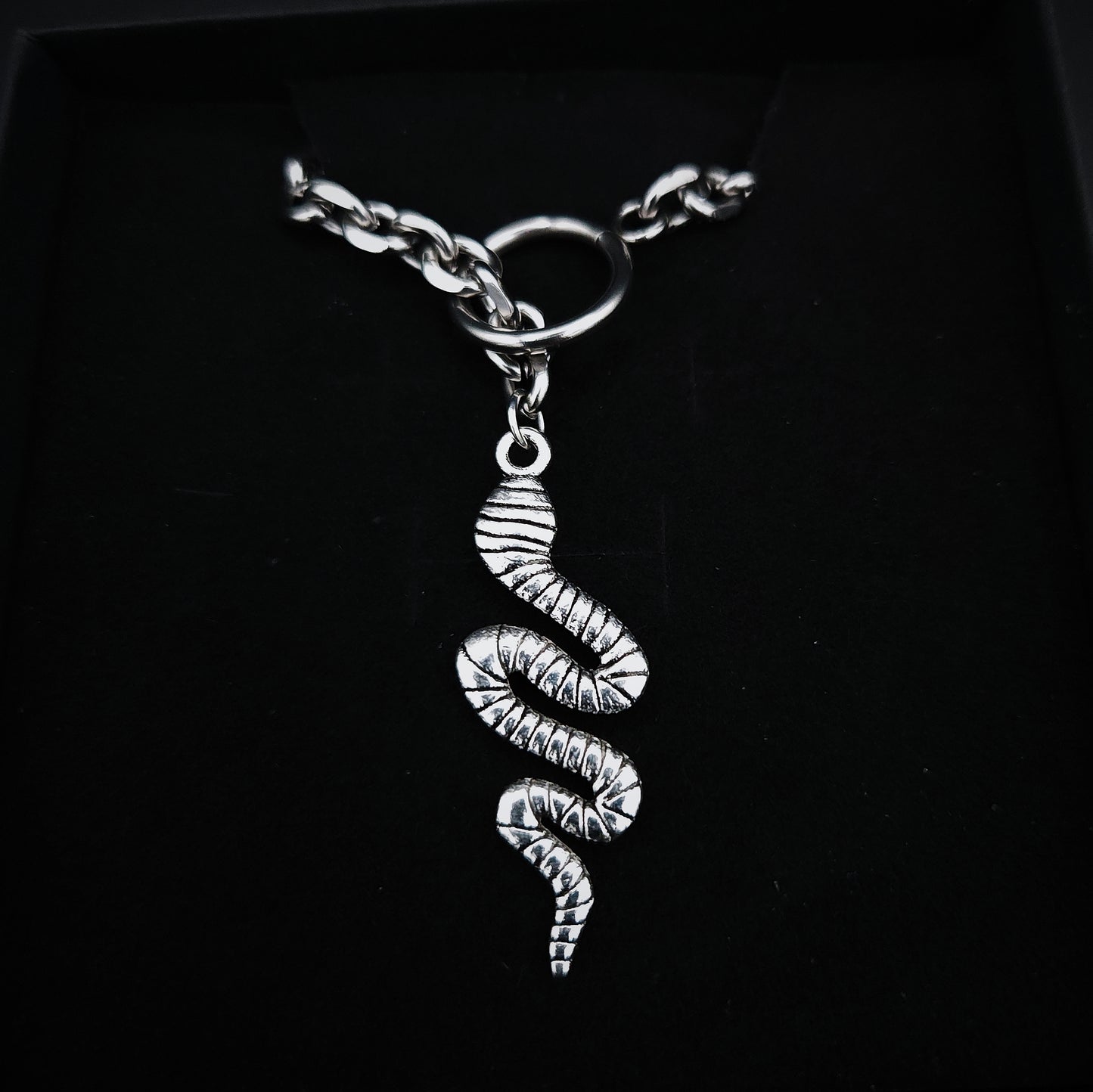 Serpent Toggle Chain Necklace