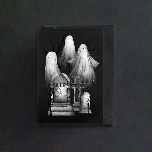 Ghost Family Greeting Card
